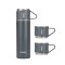 Termos Zilan ZLN0745 din inox, capacitate 500ml, 3 capace care pot fi folosite pe post de cana