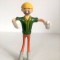 *Figurina flexibila personaj Gepetto din Pinocchio, Miramax Film Comp 2002 14 cm