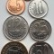 set 7 Venezuela 1 5 10 12 1/2 25 50 Centimos 1 Bolivar 2007-2012 UNC - A023
