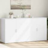 VidaXL Dulapuri, alb, 2 buc., 79x38x80 cm, lemn prelucrat