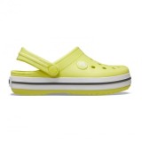 Saboți Crocs Crocband Toddlers New Clog Galben - Citrus/Grey