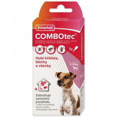 Beaphar Spot On COMBOtec pentru câini S 2-10 kg 0,67 ml