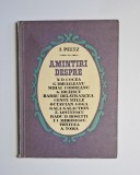 Amintiri despre&hellip; &ndash; Aut. I. Peltz, Ed. Tineretului, 1967
