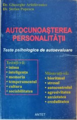 Gh. Aradavoaice - Autocunoasterea personalitatii, 1998 foto