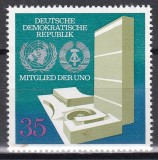 Germania RDG 1973 - Admiterea in Națiunile Unite a RDG, MNH, Nestampilat