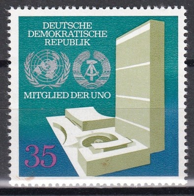 Germania RDG 1973 - Admiterea in Națiunile Unite a RDG, MNH foto