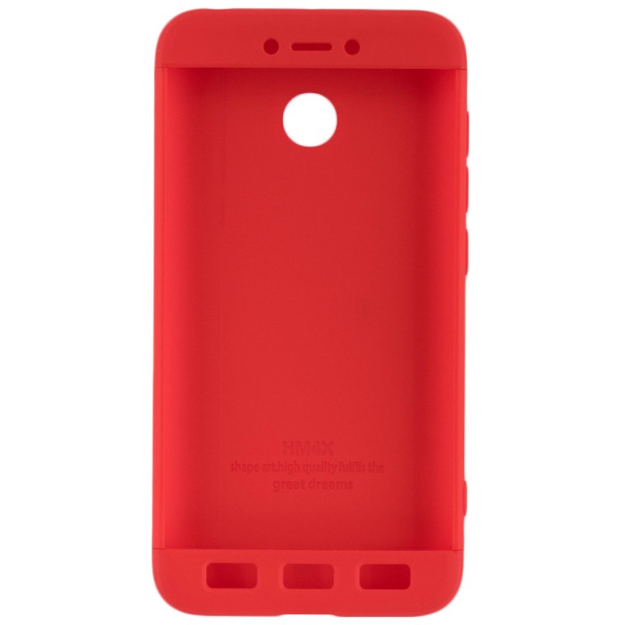 Husa UltraSlim Full Cover 360 Smart Huawei P9 Lite 2017, P8 Lite 2017 TPU Rosu