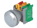 Comutator Acționat Prin Apăsare 30mm 1 NC 1 NO