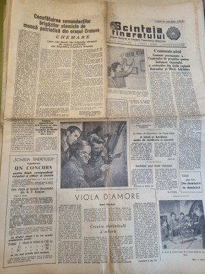 scanteia tineretului 22 noiembrie 1959-art.craiova,copsa mica,baletul romanesc foto