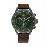 Tommy Hilfiger Trent 1791809 Ceas Cronograf pentru Bărbați cu Curea Maro din Piele 44mm