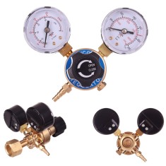 Reductor de presiune CO2 Argon AI1007, 2 manometre foto
