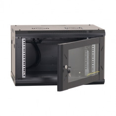 Rack perete 4U 19&amp;#039;&amp;#039; 600x600, negru - ASYTECH Networking ASY-4U-6060W SafetyGuard Surveillance foto