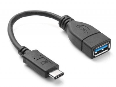 Cablu adaptor USB Type C 3.1 la USB A 2.0 OTG tablete telefoane SMART 0.1m foto