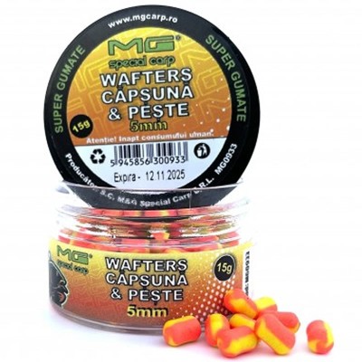 Wafters MG Feeder Capsuna &amp;amp; Peste Dumbell 5mm foto