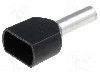 Terminal cu compresie, cablu 1.5mm2, cositorit, NINIGI - TUL-RI-TW-01508