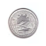 Moneda SUA 25 centi/quarter dollar 2013 P New Hampshire White Mountain, stare foarte buna, curata