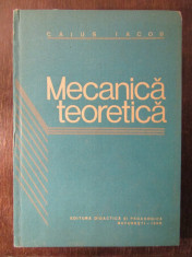 MECANICA TEORETICA-CAIUS IACOB foto