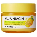 Masca de noapte anti-blemish cu yuja si niacina Niacin Line, 60ml, Some By Mi
