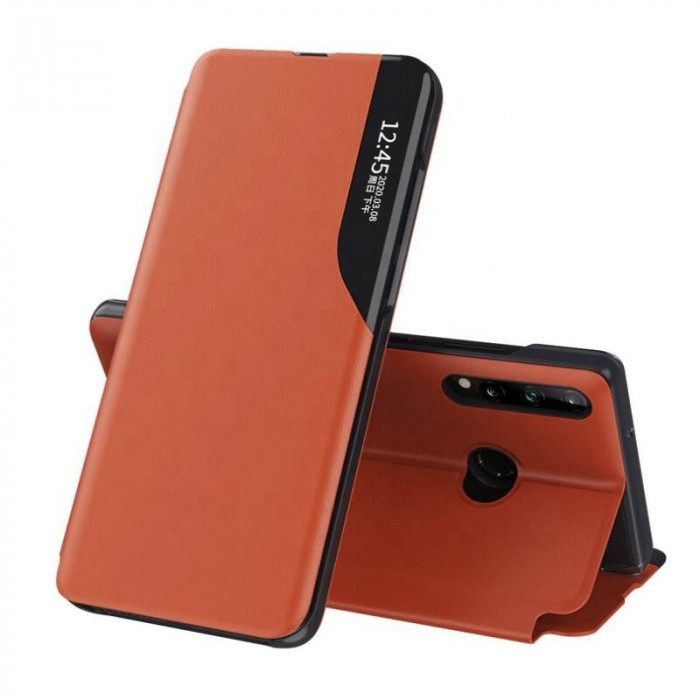 Husa pentru Huawei P30 lite / P30 lite New Edition, Techsuit eFold Series, Orange