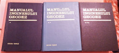 Manualul Inginerului Geodez. 3 Volume - Coordonator: Prof. dr. ing. N. Oprescu foto