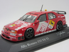 Macheta Alfa Romeo 155 V6 TI #10 Minichamps 1:43 foto