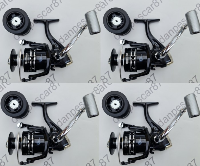 SET Mulinete SAIMINO Super X6000 capacitate 0,40/220 metri crap și somn.
