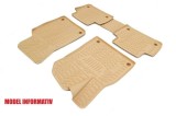Covoare Auto Cauciuc Tip Tavita Bej Audi Q5 2008-2016 ALM, Set 4 Bucati, Protectie Integrala Podea, Fara Miros, Antiderapant