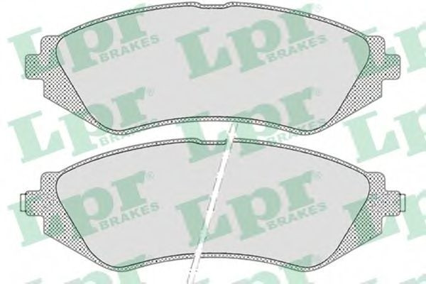 Set placute frana,frana disc DAEWOO NUBIRA Break (KLAJ) (1997 - 2016) LPR 05P682