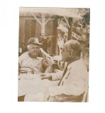 Fotografie originala, Mihail Sadoveanu si Grigore T. Popa