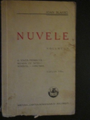 Nuvele-Ioan Slavici 1943 foto