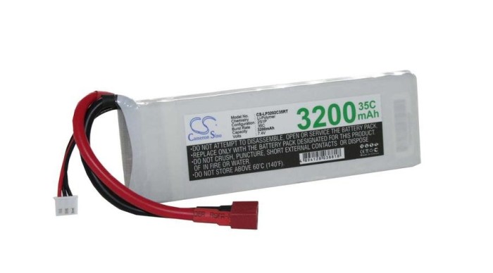Instrument de modelism VHWB, baterie RC - 3200 mAh 7.4 V Li-polimer, T-System AWG12