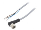 Cablu de Conectare M8 3-PIN unghi 10m 60VAC/3A 60VDC