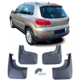 Set de aparatori de noroi fata si spate negre, potrivit pentru VW Tiguan 1 5N 07-18 Performance AutoTuning