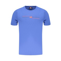 Norway Tricou barbati , cu logo din bumbac, Albastru, M