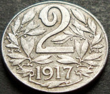 Cumpara ieftin Moneda istorica 2 HELLER - AUSTRIA / Austro-Ungaria, anul 1917 *cod 1268 B, Europa, Zinc