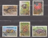 M2 CNL3 - Timbre foart vechi - Tanzania - crustacee, Fauna, Stampilat