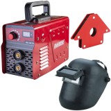 Raider RD-IW160 + 138341 + Topstrong - 560910 - Invertor sudura MMA 120 A 1.6-2.5 mm + Dispozitiv magnetic fixare pentru sudura 22 kg + Masca de sudur