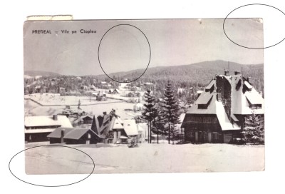 CP Predeal - Vile pe Cioplea, RPR, circulata 1964, colturi indoiate foto