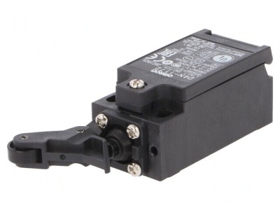 Limitator cursă manetă cu rolă din plastic 19mm 10A D4N-1172 foto