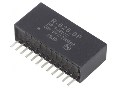 Convertor DC/DC 10W 9-32V la 5V 2A SIP12 PCB foto