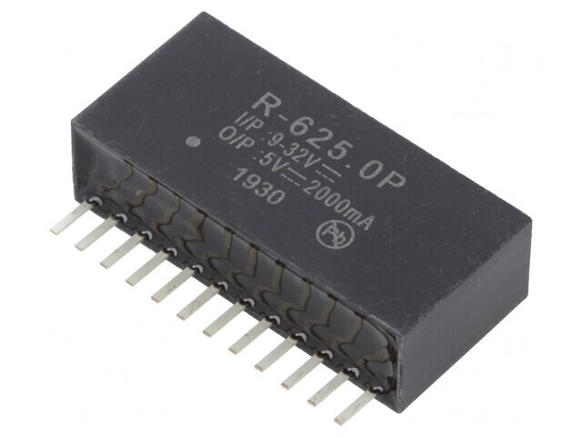 Convertor DC/DC 10W 9-32V la 5V 2A SIP12 PCB
