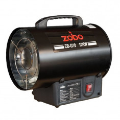 Aeroterma pe gaz Zobo, 10000 W, 300 mc/h, consum 710 g/h, reductor inclus foto