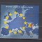 M1 TX3 6 - 1993 - Intrarea Romaniei in Consiliul Europei - colita dantelata