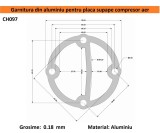 Cumpara ieftin Garnitura aluminiu cilindru cap compresor 51-70mm 65x46mm CH097 Mod.20 65x46mm