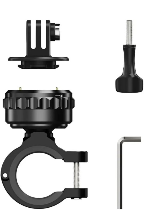 Suport magnetic rapid pentru ghidon bicicleta si motocicleta, SUREWO, compatibil cu GoPro 13,12,11,10 si DJI Osmo Action 5 Pro, Action 4, aluminiu