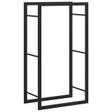 Cumpara ieftin Suport pentru lemne de foc, negru mat, 50x28x94 cm otel