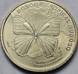 50 Colones 2023 Costa Rica, Menelaus blue morpho, km#249, America Centrala si de Sud