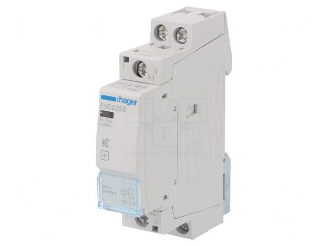 Contactor 2P 25A 24VAC NO
