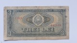 bancnota 3 lei 1966