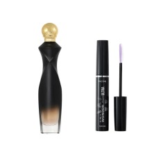 Set Divine Dark Velvet si WonderLash Ultra Black Oriflame, parfum senzual 50 ml si mascara Ultra HD 8 ml pentru un look glam complet